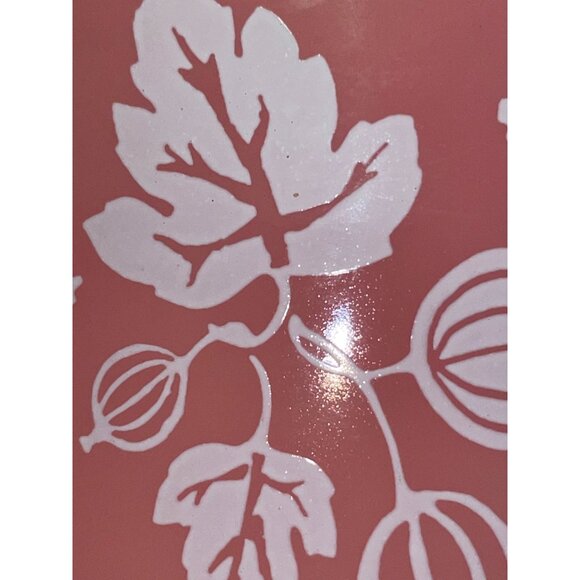 Pyrex Cinderella Casserole Dish with Lid Used Pink Gooseberry Round 473 1 QT 36 - Picture 8 of 16